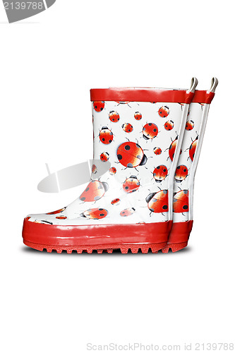 Image of child rain boots