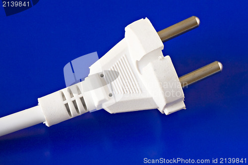 Image of white power plug