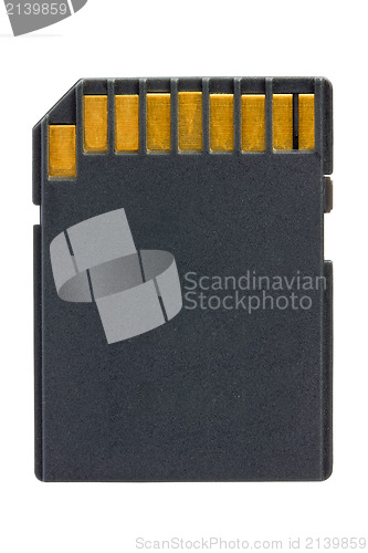 Image of Black SD Memory Card
