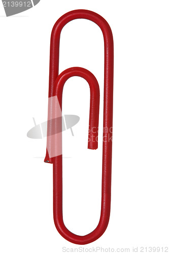 Image of Red paper clip