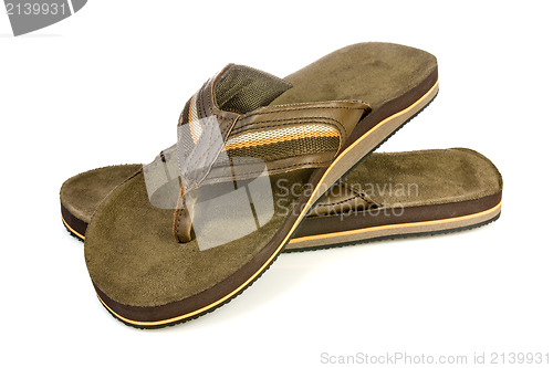 Image of Pair of men's flip flops