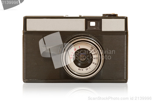 Image of old dusty photo camera
