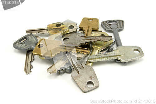 Image of many old keys