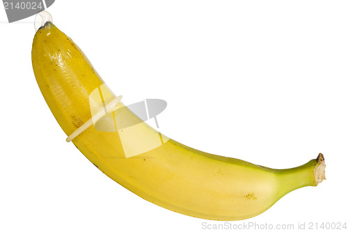 Image of Banana in a condom