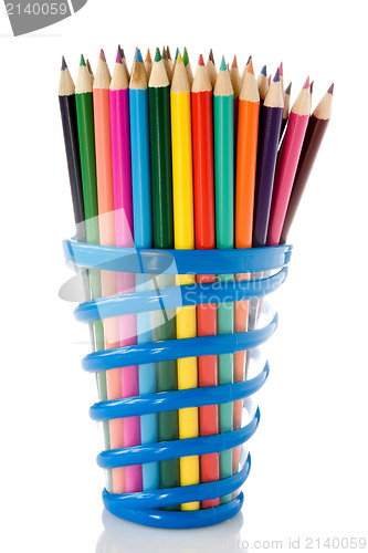 Image of set of color pencils