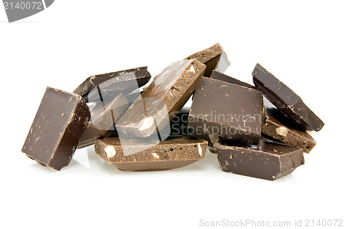 Image of milk and dark chocolate