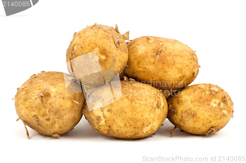 Image of pile of fresh potatoes