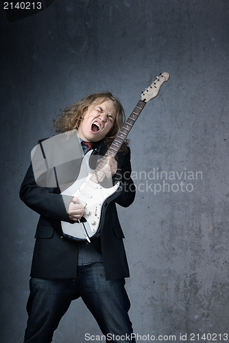 Image of Screaming rock star