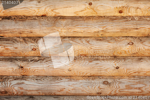 Image of light pine wood logs background