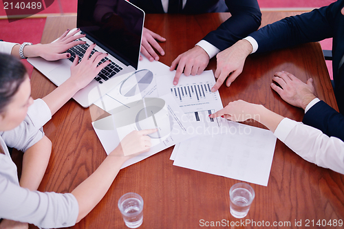 Image of business people in a meeting at office