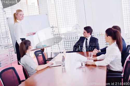 Image of business people in a meeting at office