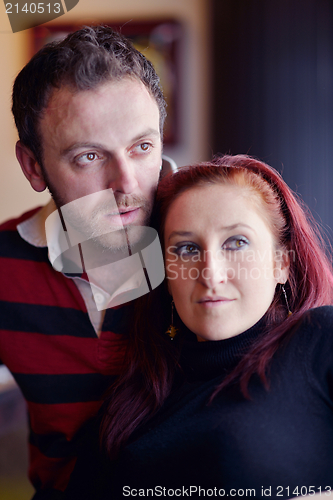 Image of Portrait of a happy young couple