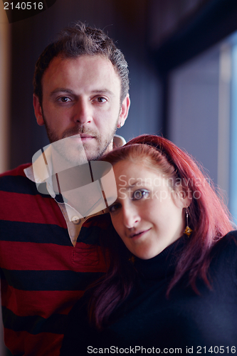 Image of Portrait of a happy young couple