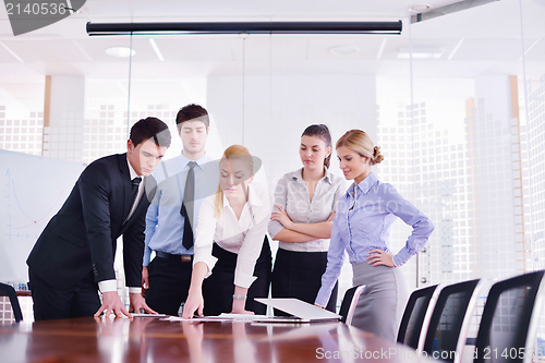 Image of business people in a meeting at office