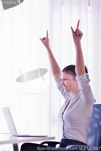 Image of business woman at  office
