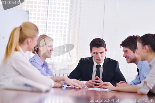 Image of business people in a meeting at office