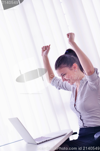 Image of business woman at  office