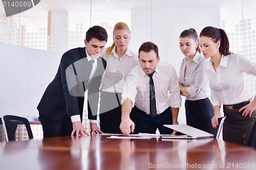 Image of business people in a meeting at office