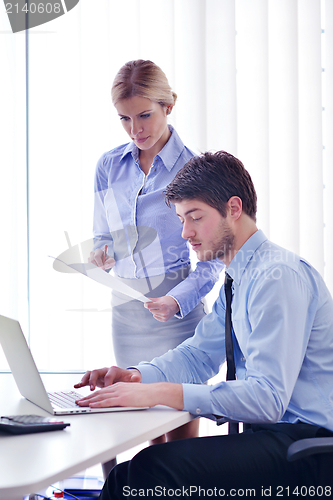 Image of business people in a meeting at office