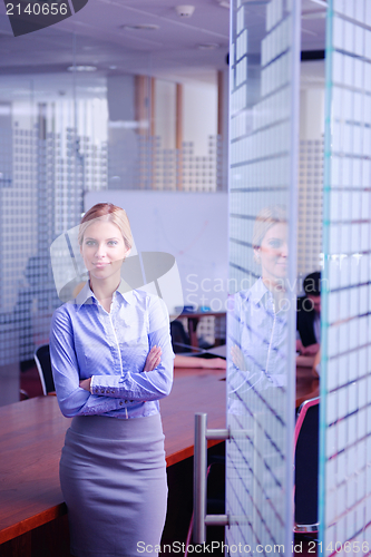 Image of business woman at  office