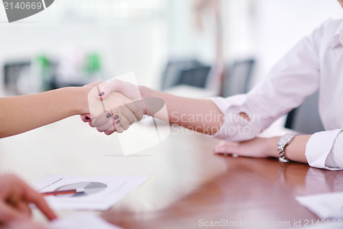 Image of business people in a meeting at office