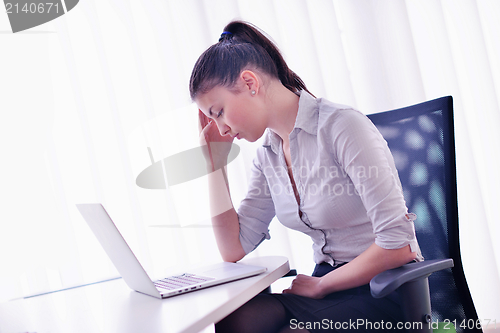 Image of business woman at  office