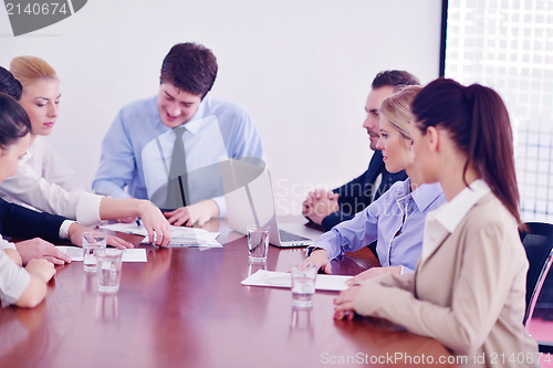 Image of business people in a meeting at office