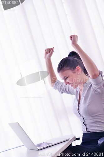 Image of business woman at  office