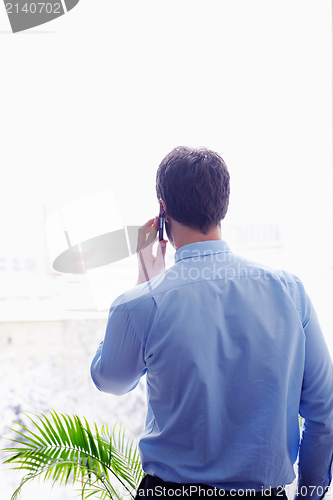 Image of business woman talk by phone