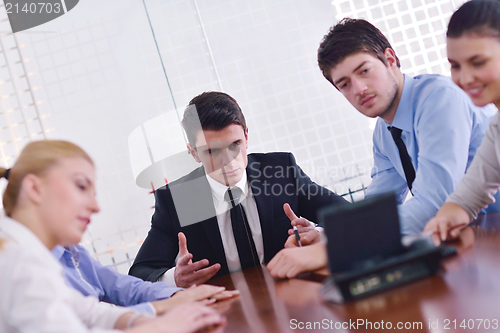 Image of business people in a meeting at office