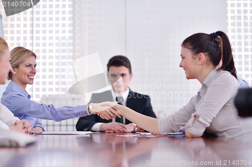 Image of business people in a meeting at office