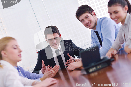 Image of business people in a meeting at office