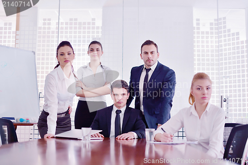 Image of business people in a meeting at office