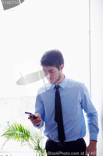 Image of business woman talk by phone