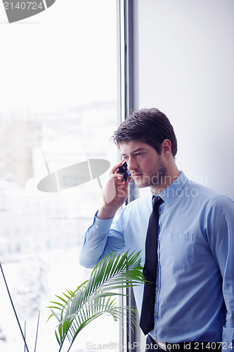 Image of business woman talk by phone
