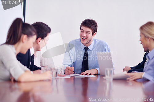 Image of business people in a meeting at office
