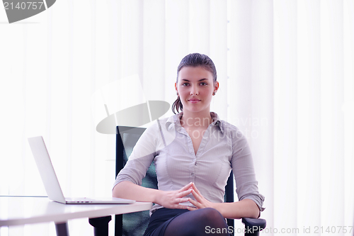 Image of business woman at  office