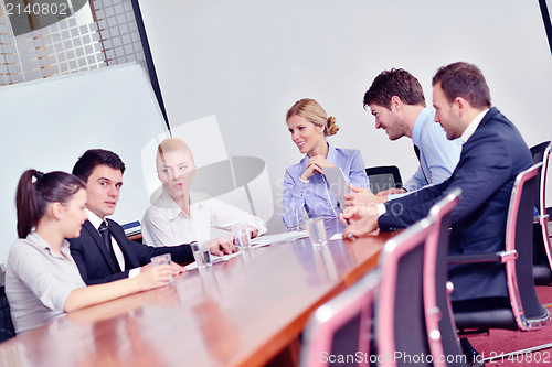 Image of business people in a meeting at office
