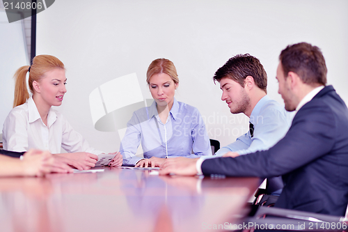 Image of business people in a meeting at office