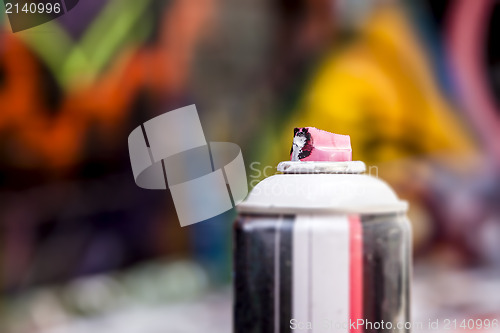 Image of graffiti spray