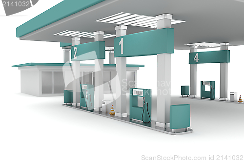 Image of Petrol station