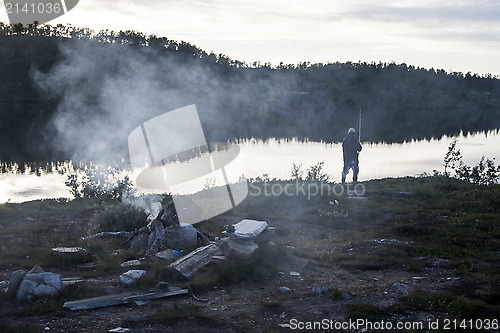 Image of Camping and fishing