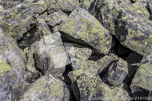 Image of  gravel stones closeup 