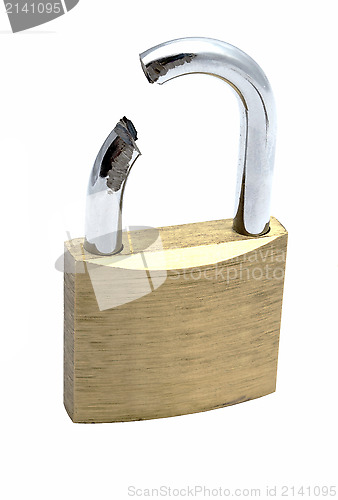 Image of Broken padlock