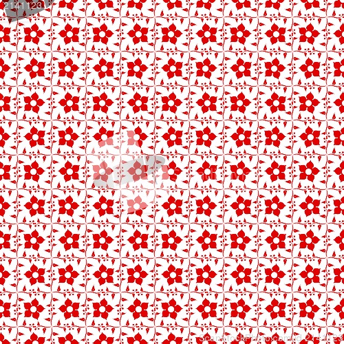 Image of seamless floral pattern