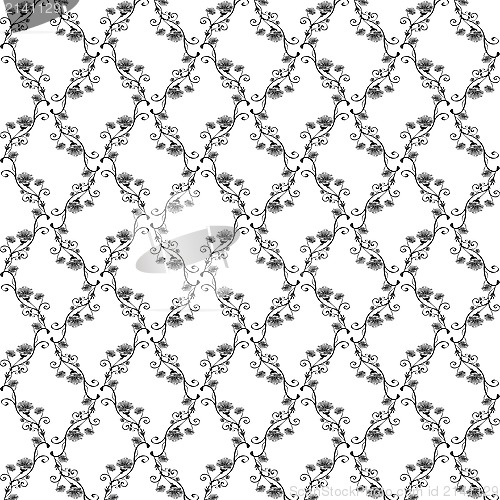 Image of seamless floral pattern