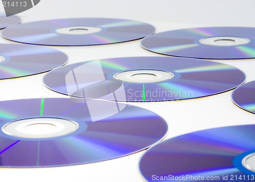 Image of Rows of CDs

