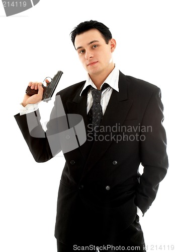 Image of man with a gun