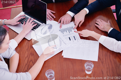Image of business people in a meeting at office