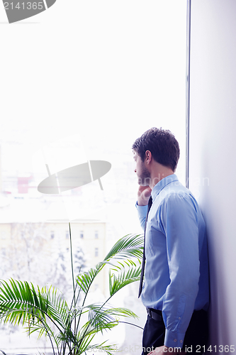 Image of business woman talk by phone